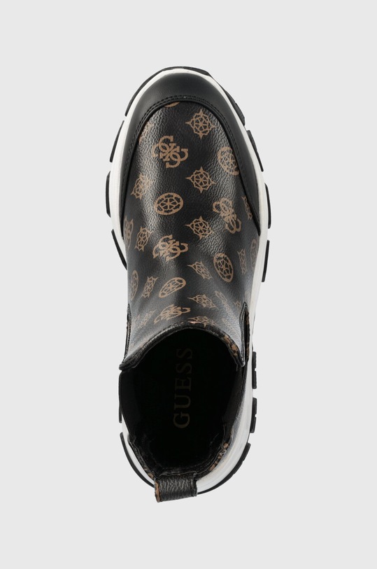Guess sneakersy BESONA brązowy FL8BEO.FAL12.BROCR