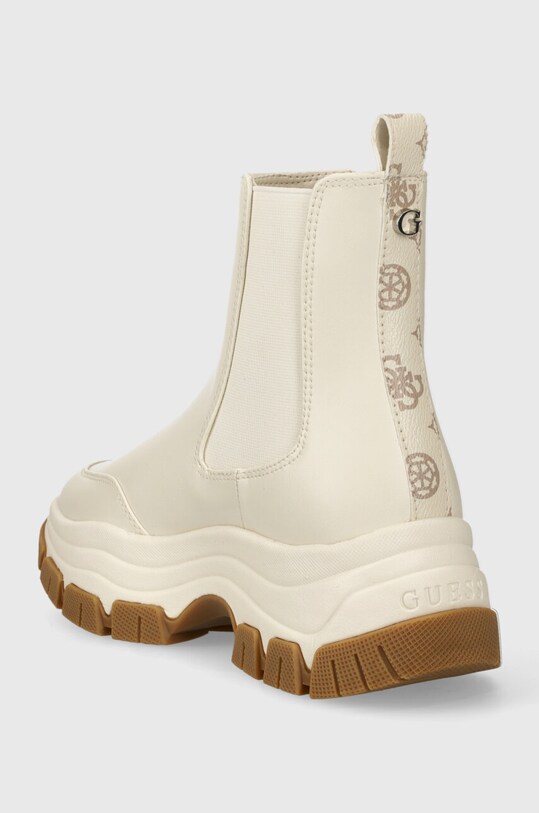 Obuwie Guess sztyblety BESONA FL8BEO.ELE12.CREAM beżowy