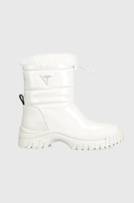 Čizme za snijeg Guess LOLITA2 imitacija zrnate kože bijela FL8LO2.PAT10.WHITE