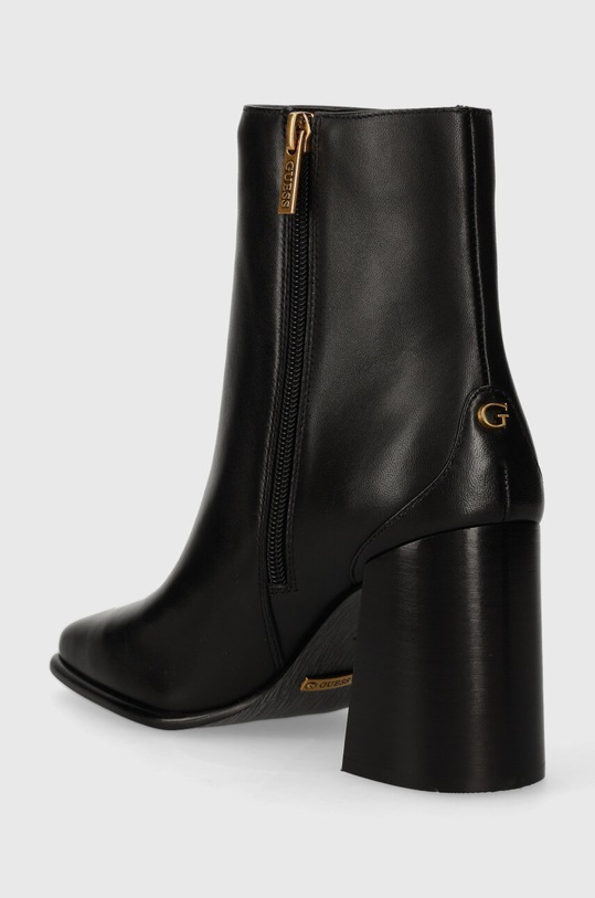 Obuwie Guess botki skórzane YORK FL8YOK.LEA10.BLACK czarny