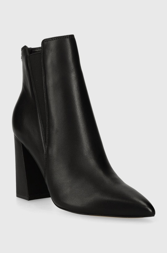 Guess sztyblety skórzane AVISH FL8AVH.LEA10.BLACK czarny AW23