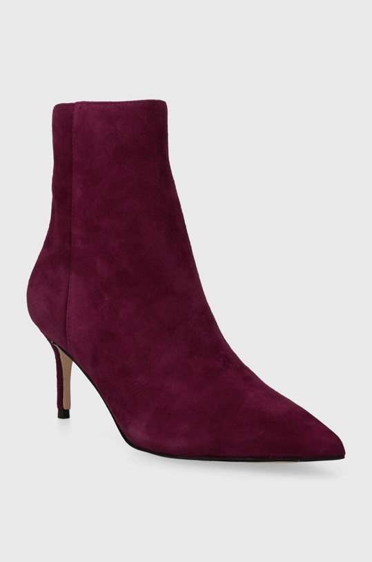Guess botki zamszowe BRAYAN FL8BRN.SUE10.BORDE bordowy AW23