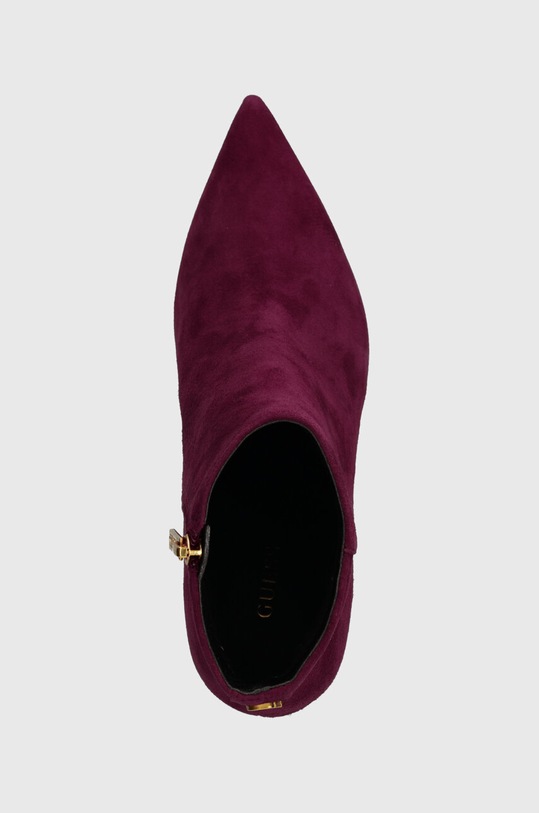 Guess botki zamszowe BRAYAN bordowy FL8BRN.SUE10.BORDE