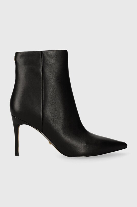 Kožne gležnjače Guess RICHER zrnata koža crna FL8CHE.LEA10.BLACK