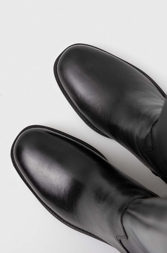 Guess kozaki skórzane BOSSY FL8BYO.LEA11.BLACK czarny