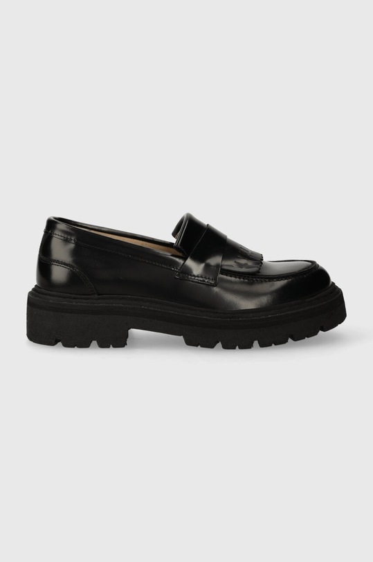 Δερμάτινα μοκασίνια GARMENT PROJECT Spike Loafer φλατ μαύρο GPW2131.999