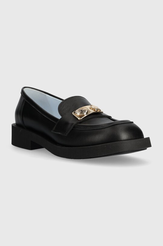 Chiara Ferragni mokasyny skórzane CF3244.001 czarny AW23