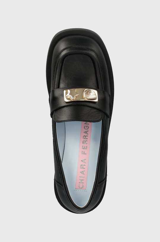 Kožené mokasíny Chiara Ferragni černá CF3244.001