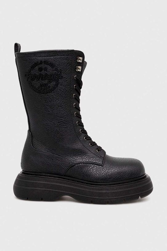 Chiara Ferragni bocanci cu snur negru CF3251.001