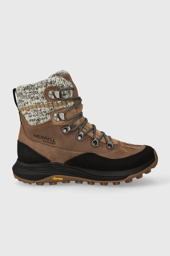 Topánky Merrell Siren 4 Thermo Mid Zip WP zateplené hnedá J037412