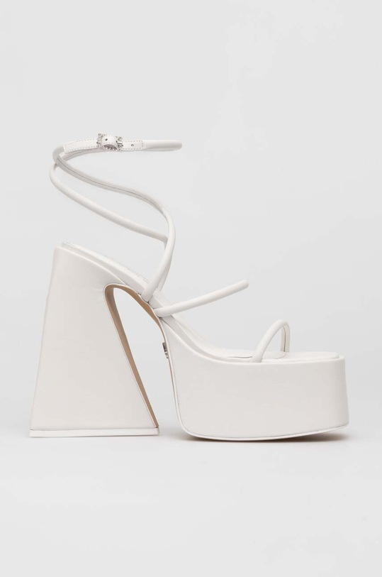 Naked Wolfe sandały skórzane Angel słupek biały Angel.White.Leather