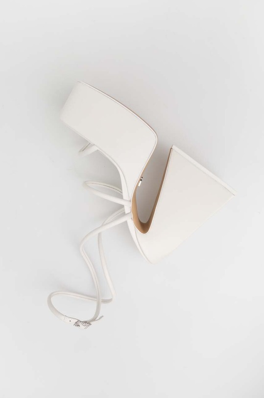 Obuwie Naked Wolfe sandały skórzane Angel Angel.White.Leather biały