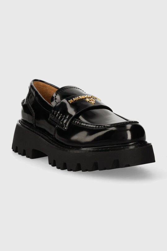 Шкіряні мокасини Naked Wolfe Flawed Flawed.Black.Box чорний AW24