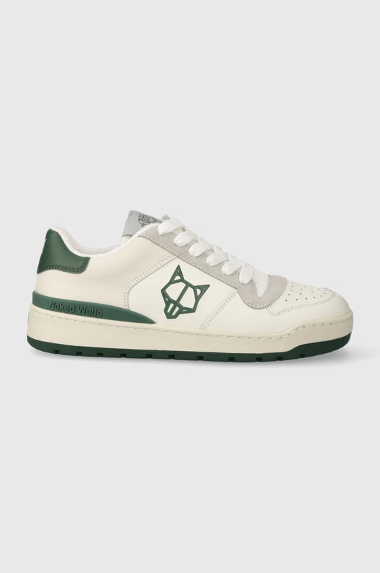 Naked Wolfe sneakersy skórzane Ravenn skóra zamszowa biały Ravenn.Forrest.Green