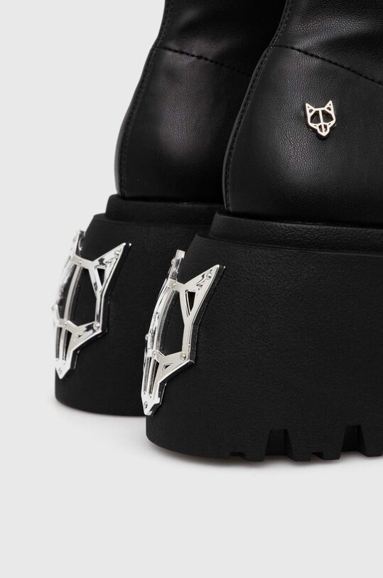 Naked Wolfe kozaki Scar Scar.Black.Stretch czarny