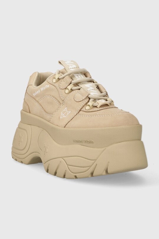 Naked Wolfe sneakersy zamszowe Sinner Sinner.Oat beżowy SS24