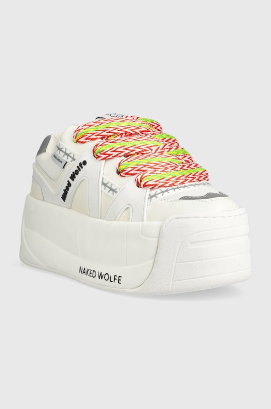 Naked Wolfe sneakers Slider Slider.White alb SS25
