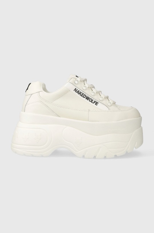 Кожаные кроссовки Naked Wolfe Sprinter платформа белый Sprinter.White