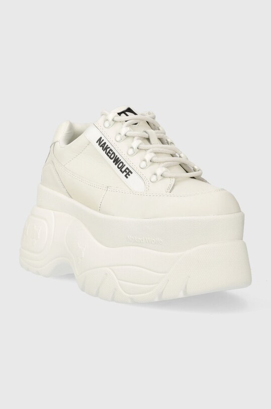 Кожаные кроссовки Naked Wolfe Sprinter Sprinter.White белый AW24
