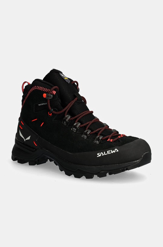 Salewa pantofi Alp Mate Winter Mid PTX piele întoarsă negru 00.0000061413