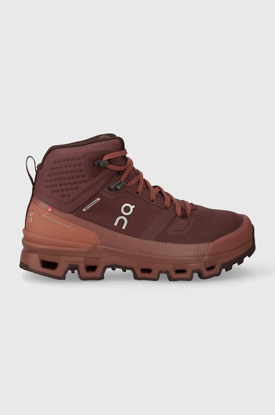 ON Running buty Cloudrock 2 Waterproof syntetyczny czerwony 6398066