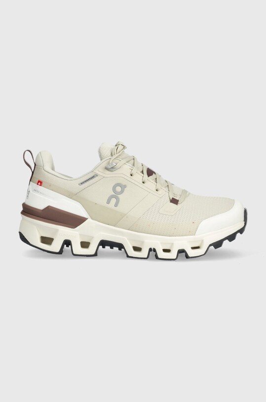 Topánky On-running Cloudwander Waterproof textilný béžová 7398055