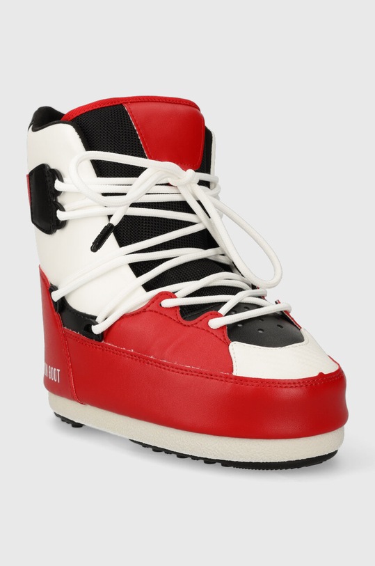 Moon Boot hócipő SNEAKER MID 14028200.004 piros AW23