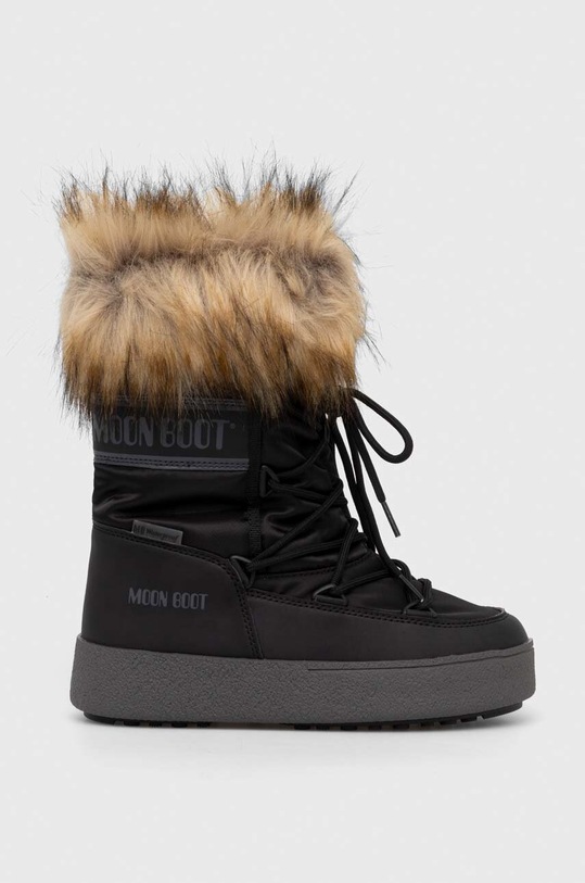 Μπότες χιονιού Moon Boot LTRACK MONACO LOW WP συνθετικό μαύρο 24500600.001