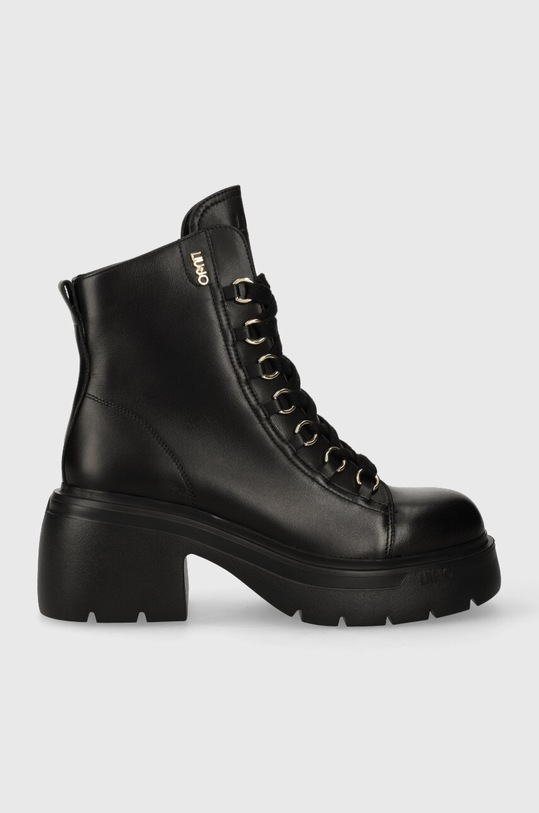 Liu Jo bőr bakancs CARRIE 28 platform fekete SF3053P010222222