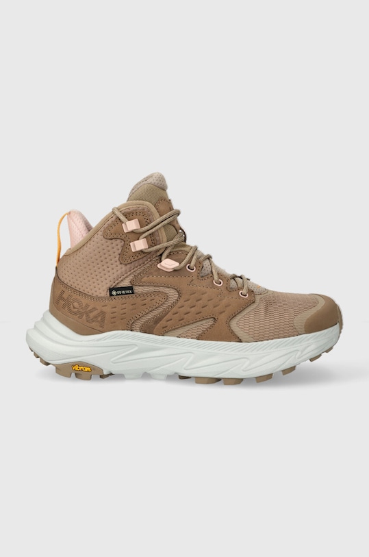 Boty Hoka Anacapa 2 Mid GTX semišová kůže béžová 1142831