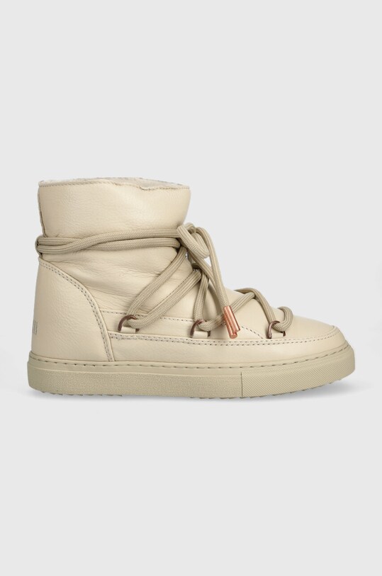 Kožené snehule Inuikii Full Leather zateplené béžová 75202.087.Cream