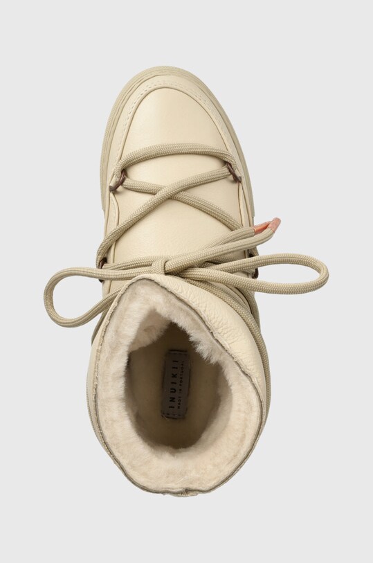 Кожаные сапоги Inuikii FULL LEATHER бежевый 75202.087.Cream