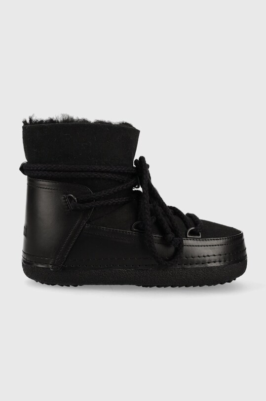 Шкіряні чоботи Inuikii CLASSIC з утепленням чорний 75101.007.Black