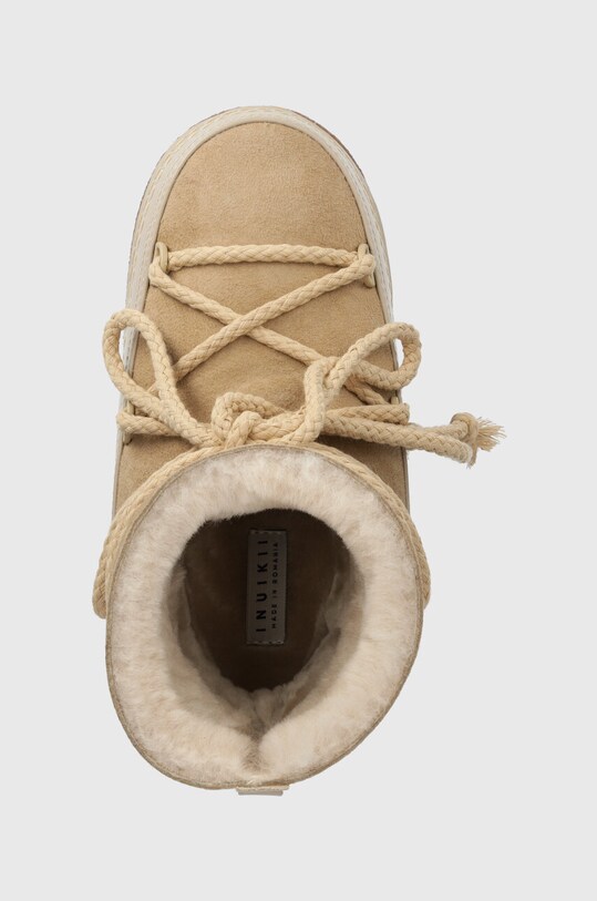 Кожаные сапоги Inuikii CLASSIC бежевый 75101.007.Beige