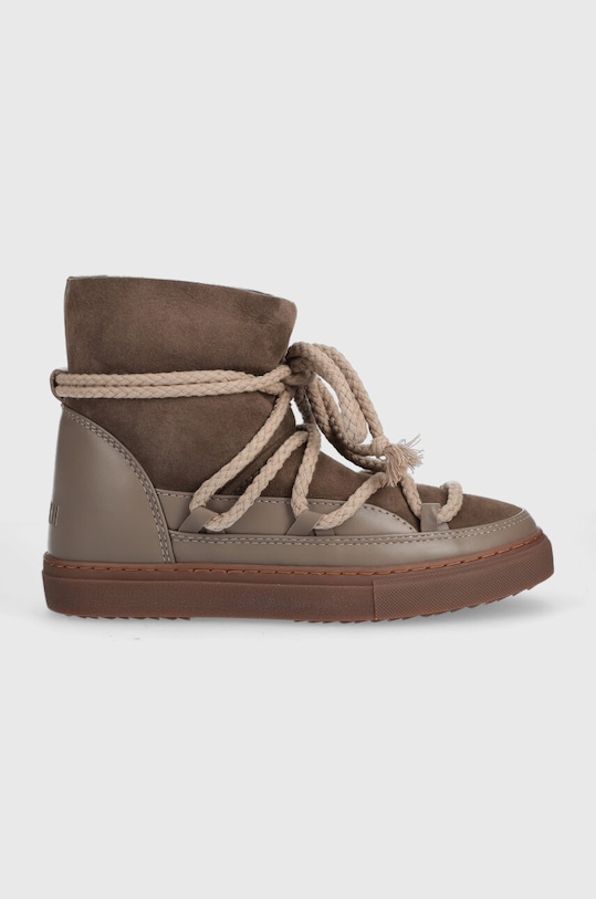 Кожаные сапоги Inuikii CLASSIC с утеплением коричневый 75202.005.Taupe