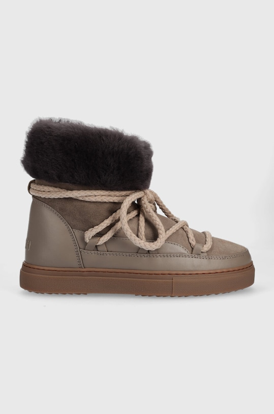 Кожаные сапоги Inuikii CLASSIC HIGH с утеплением коричневый 75207.005.Taupe