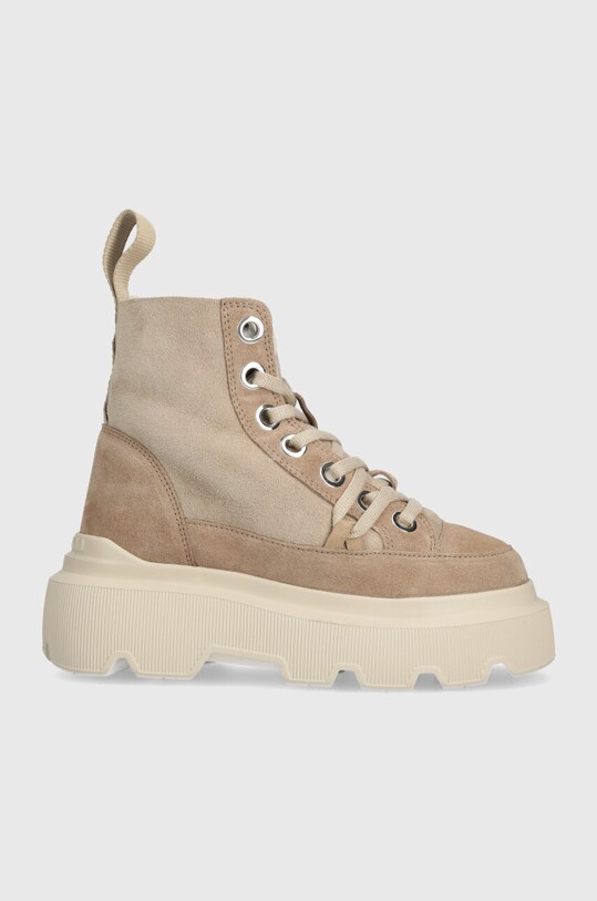 Inuikii workery zamszowe Matilda Shearling 5-8 cm beżowy 35203.028.Beige