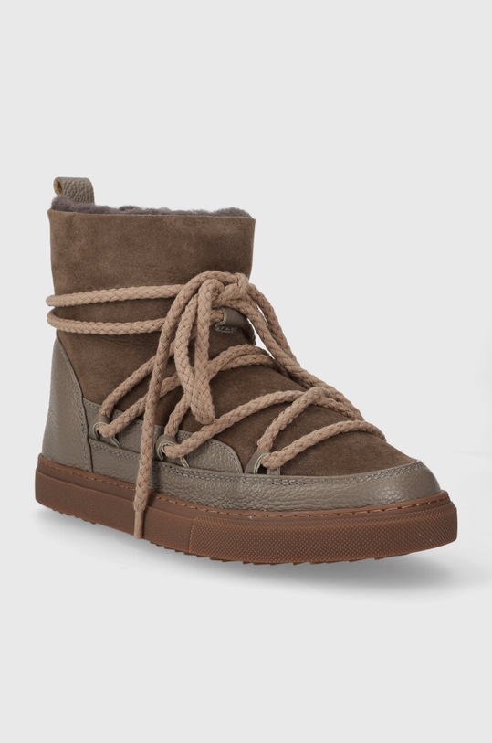 Inuikii śniegowce zamszowe Classic 55102.001.Taupe szary AW23
