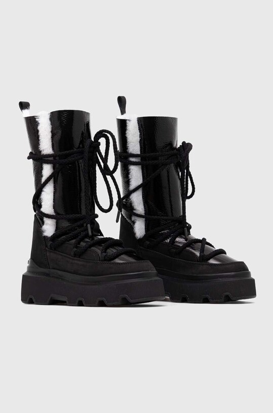 Кожаные сапоги Inuikii Endurance Cozy 75102.144.Black чёрный AW23