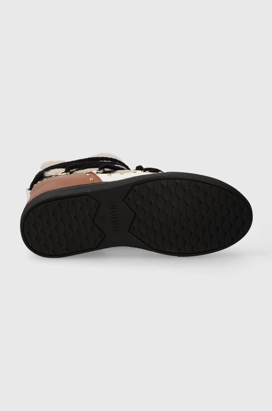 Kožené snehule Inuikii Curly Rock Wedge 75103.076.Cream béžová