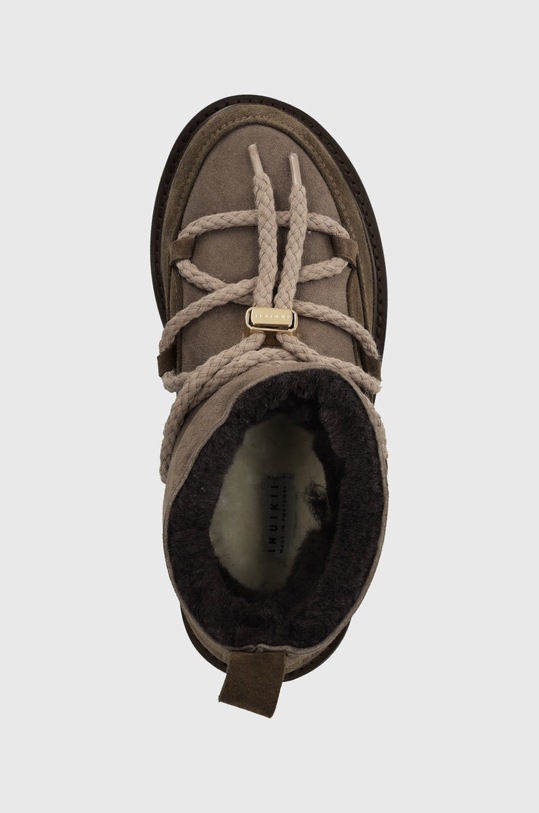 Snežke iz semiša Inuikii Classic Low Platform rjava 75104.105.Taupe