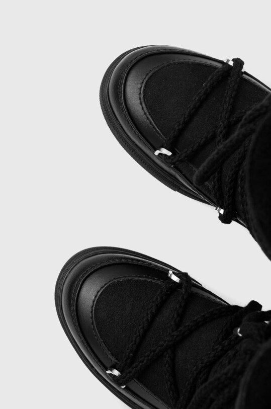 Кожаные сапоги Inuikii Classic High Laced чёрный 75107.096.Black