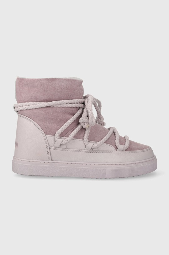 Кожаные сапоги Inuikii Classic с утеплением фиолетовой 75202.005.Purple