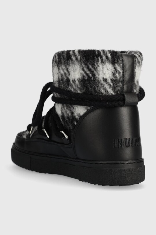 Obuwie Inuikii śniegowce wełniane Wool 75202.063.Black czarny