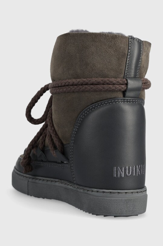 Obuća Čizme za snijeg od brušene kože Inuikii Classic Wedge 75203.005.DGrey siva