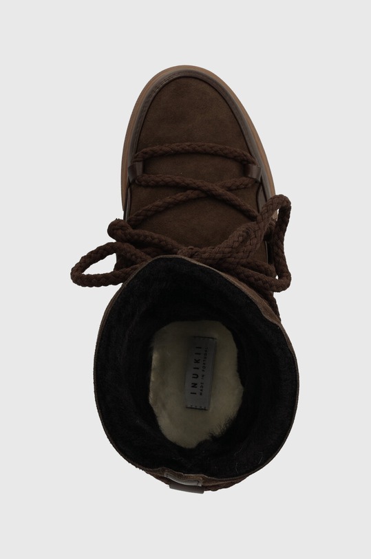 Kožené snehule Inuikii Classic Wedge hnedá 75203.005.DBrown