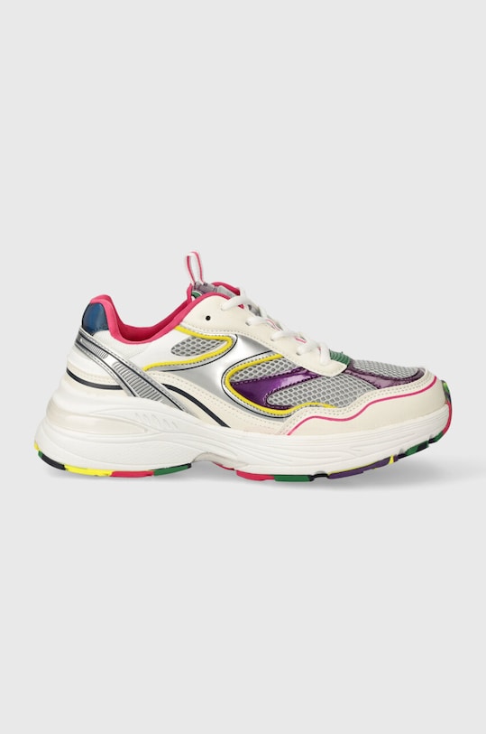 Desigual sneakers finta pelle fiore multicolore 23WSKP07.1000