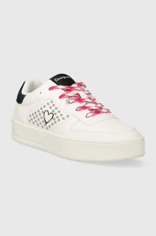 Desigual sneakersy 23WSKP08.1000 biały AW23