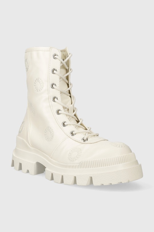 Desigual botki skórzane 23WSTP14.1001 biały AW23