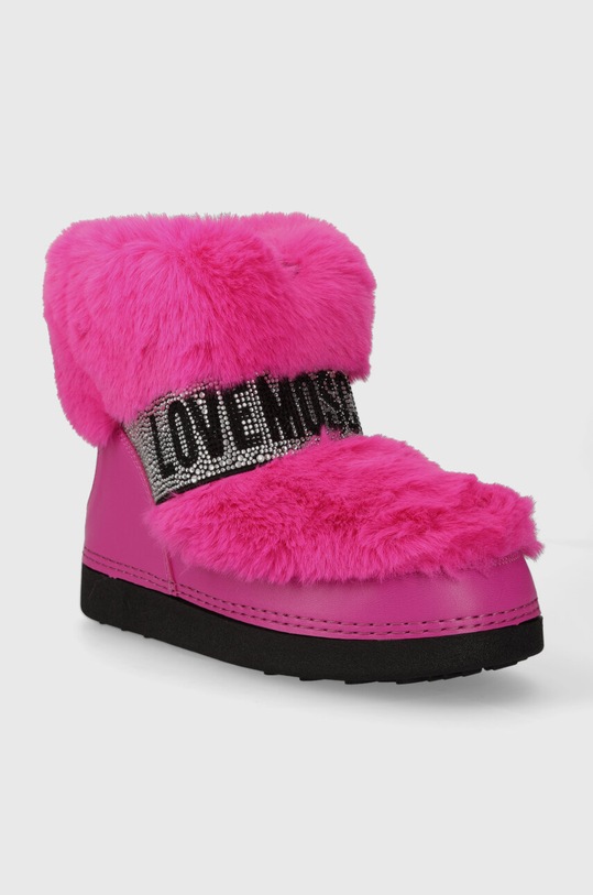 Love Moschino śniegowce SKIBOOT20 JA24202G0HJW0604 różowy AW23